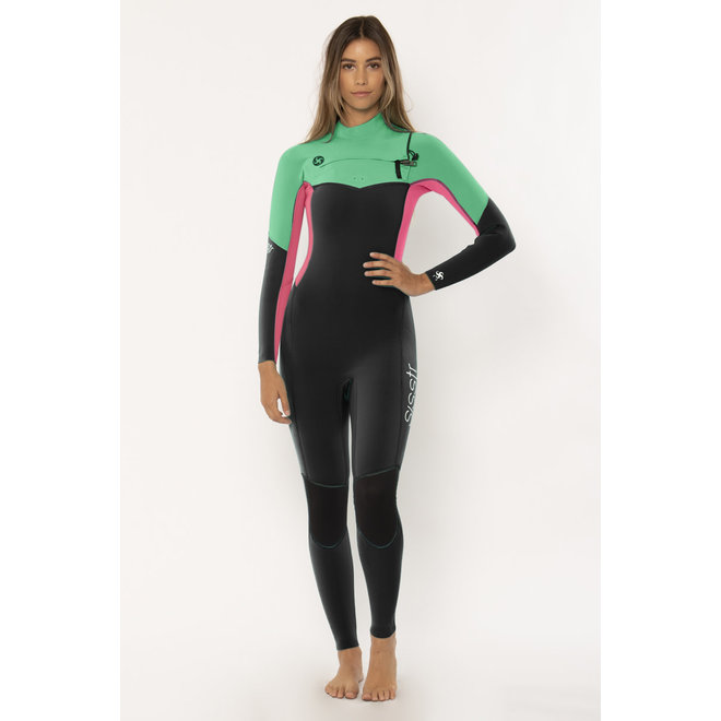 Sisstrevolution 7 Seas 4/3 Dames Wetsuit Camp Green