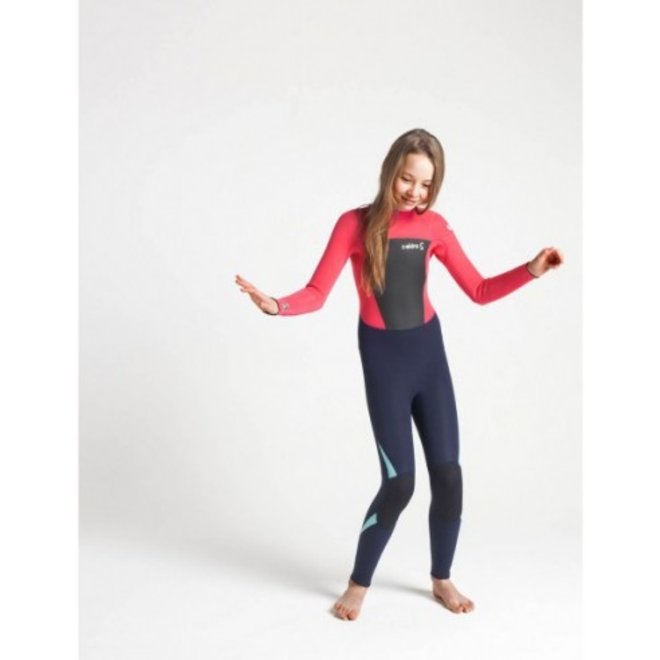 C-Skins Legend 4/3 Kids Wetsuit Slate/Coral/Ice