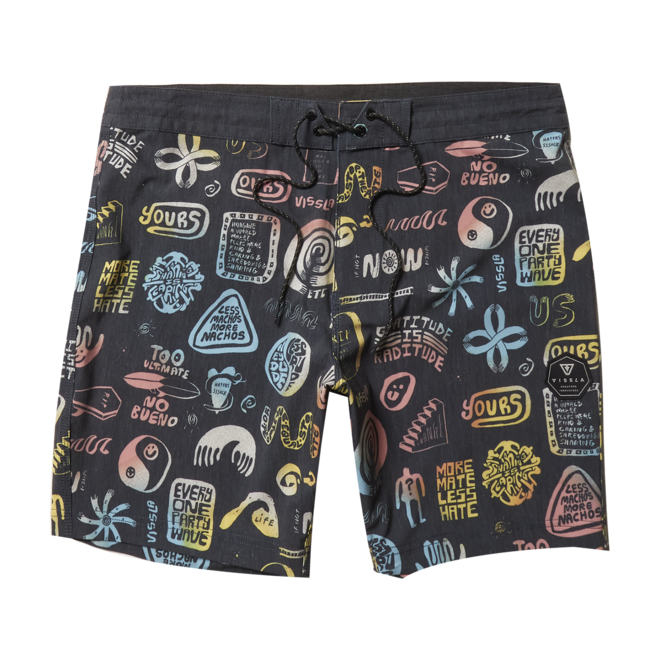 Vissla Kinder More Mate Less Hate 17'' Boardshorts Multi