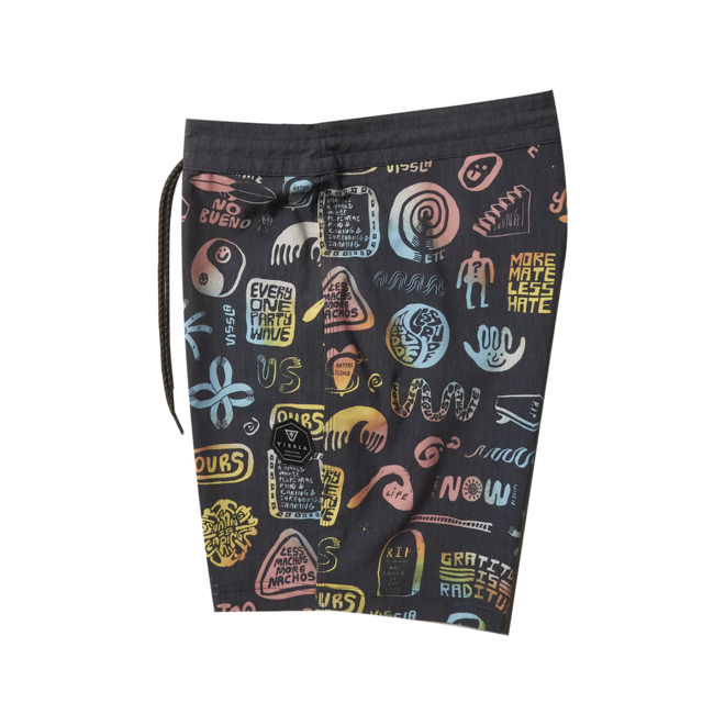 Vissla Kids More Mate Less Hate 17'' Boardshorts Multi