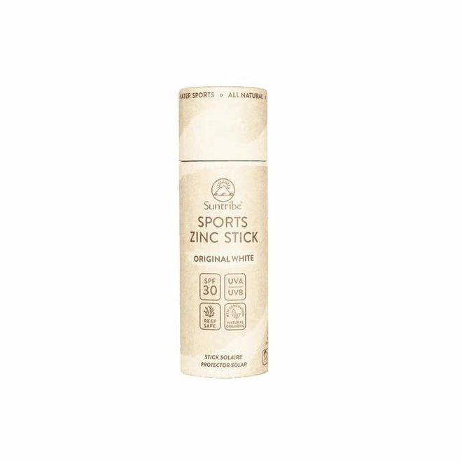 Suntribe SPF 30 Sports Zinc Stick Original White