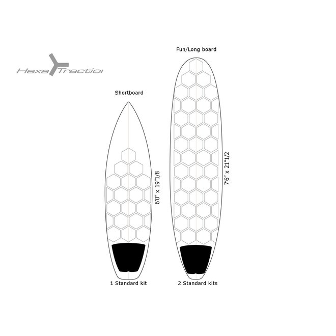 RSPro HexaTraction Board Grip White