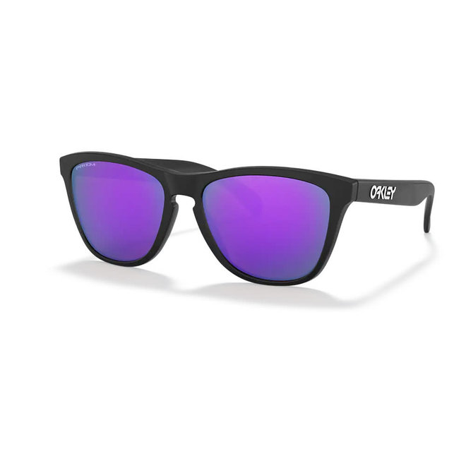 Oakley Frogskins Matte Black Prizm Violet Sunglasses