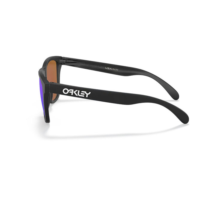 Oakley Frogskins Matte Black Prizm Violet Sunglasses