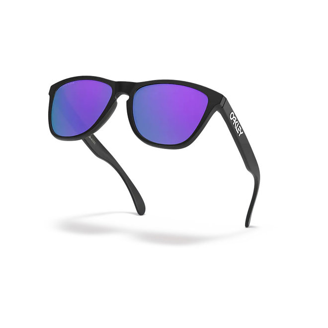 Oakley Frogskins Matte Black Prizm Violet Zonnebril