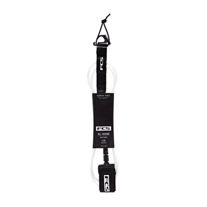 FCS 9ft All Round Essential Leash White/Black