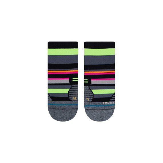 Stance Tiled Quarter Socks Black