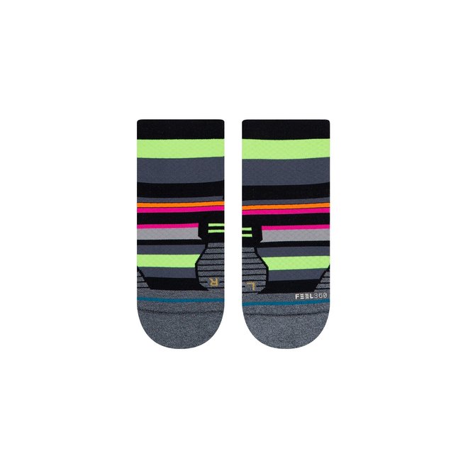 Stance Tiled Quarter Socks Black