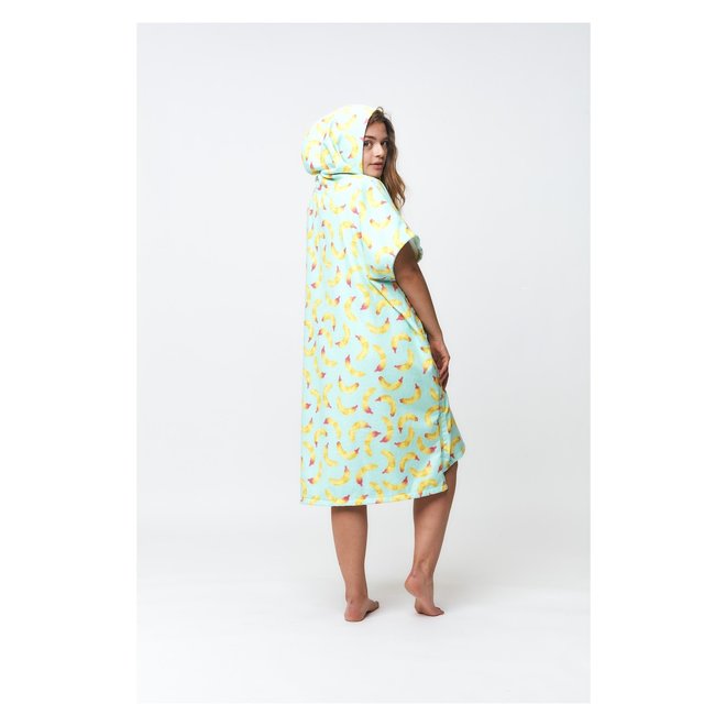 After Surf Poncho Banana Stains Sky Blue