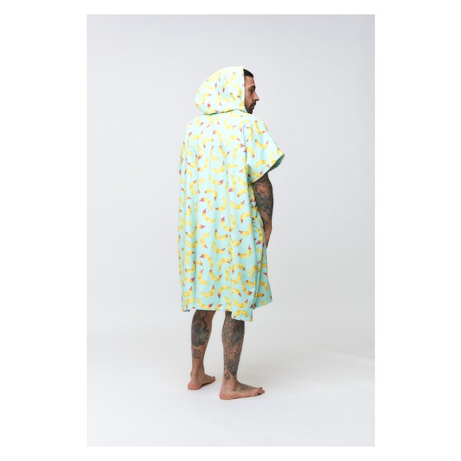 After Surf Poncho Banana Stains Sky Blue