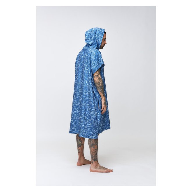 After Surf Poncho Microfiber Marine