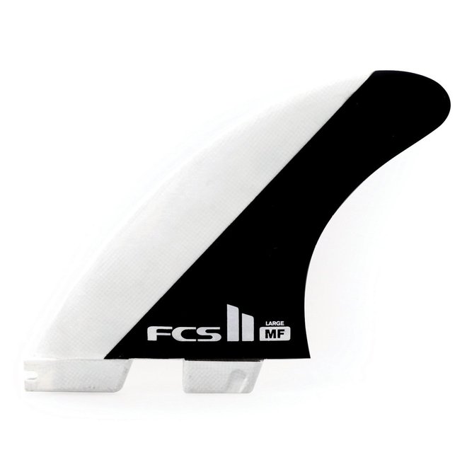 FCS II Carver Mick Fanning Black/ White Thruster Fins