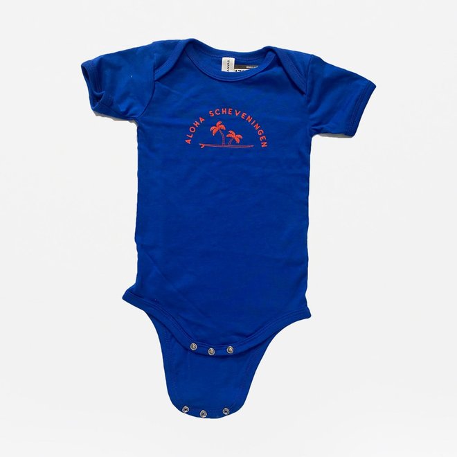 Aloha Baby Romper Royal Blue