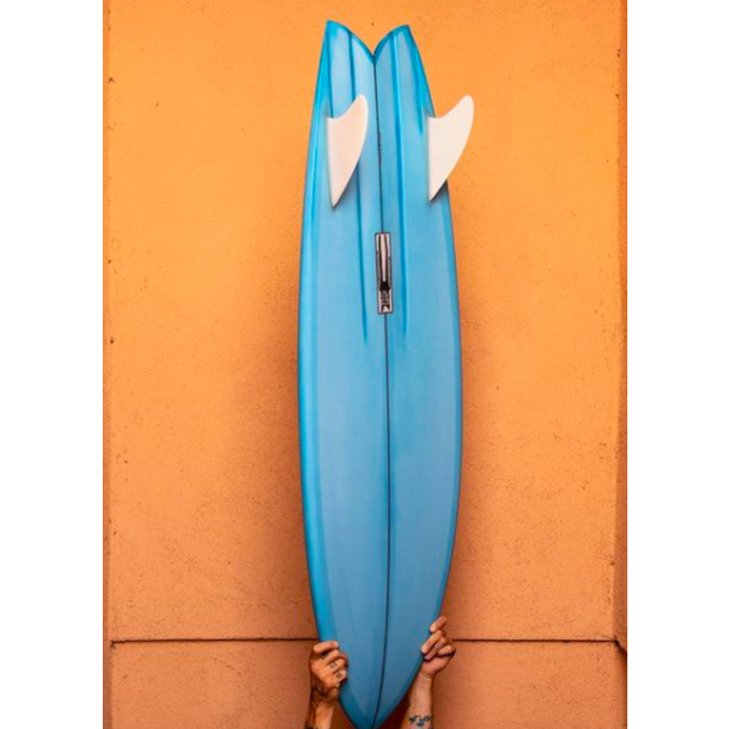 Critters Catfish Surfboard 5'8'' Light Blue