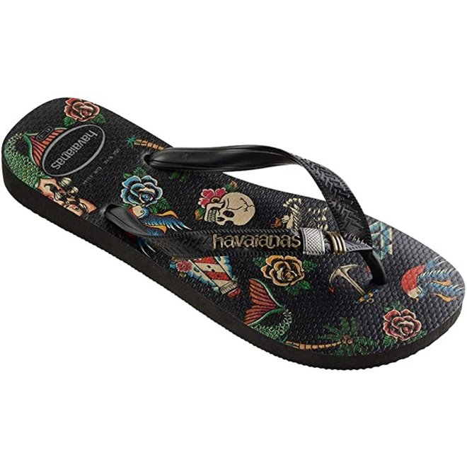 Havaianas Top Tribo Preto Black Slippers