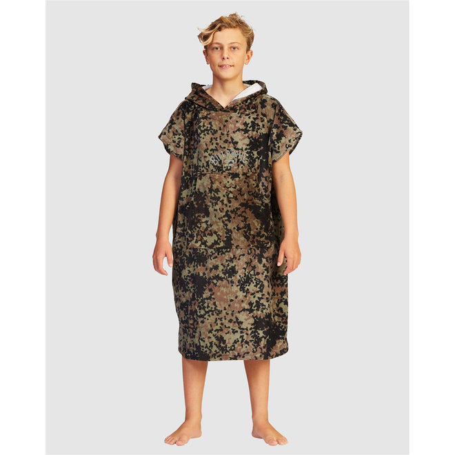 Billabong Surf Military Hooded Kids Poncho