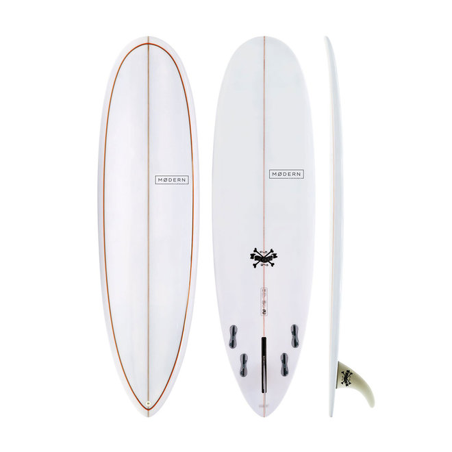 Modern Love Child PU Grey Org Pinlines 6'8'' LIMITED