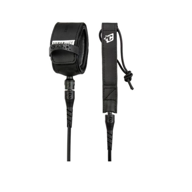 Creatures 6ft Superlite Pro Leash Black Silver