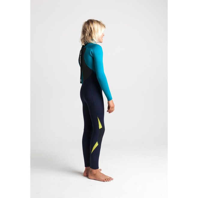 C-Skins Legend 5/4/3 Kids Wetsuit Slate/Ocean Teal/Yellow