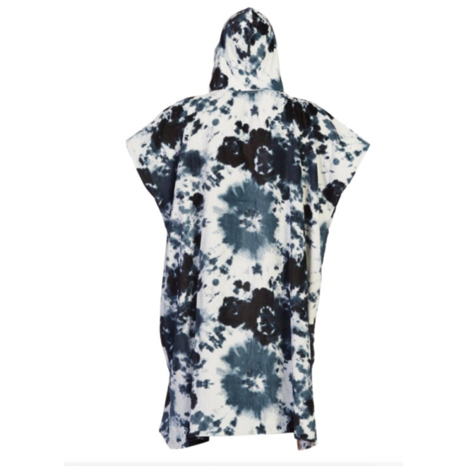 Billabong Surf Poncho Black Tie Dye