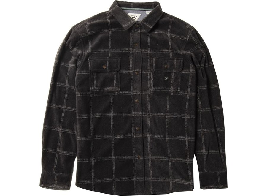 Vissla Eco-Zy LS Polar Flannel Phantom 