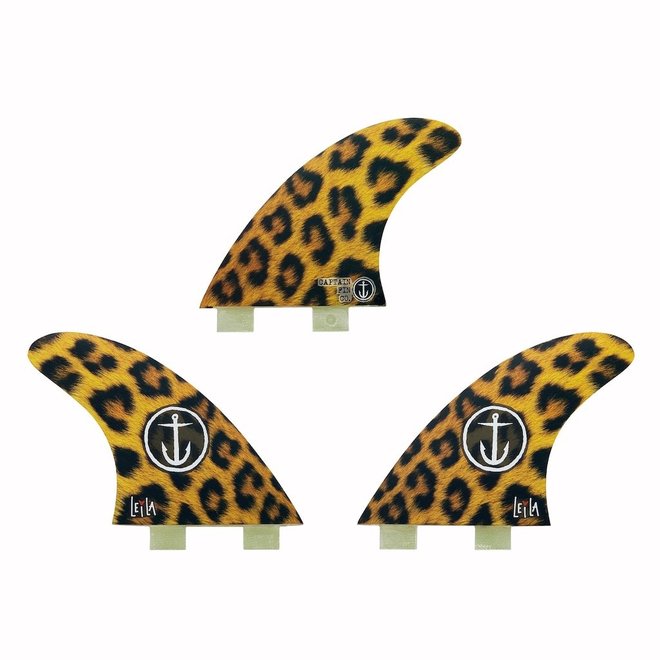 Captain Fin Twin Tab Leila Hurst Cheetah Thruster Fins