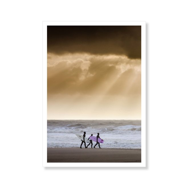 Jop Hermans Surfing With Friends Postcard