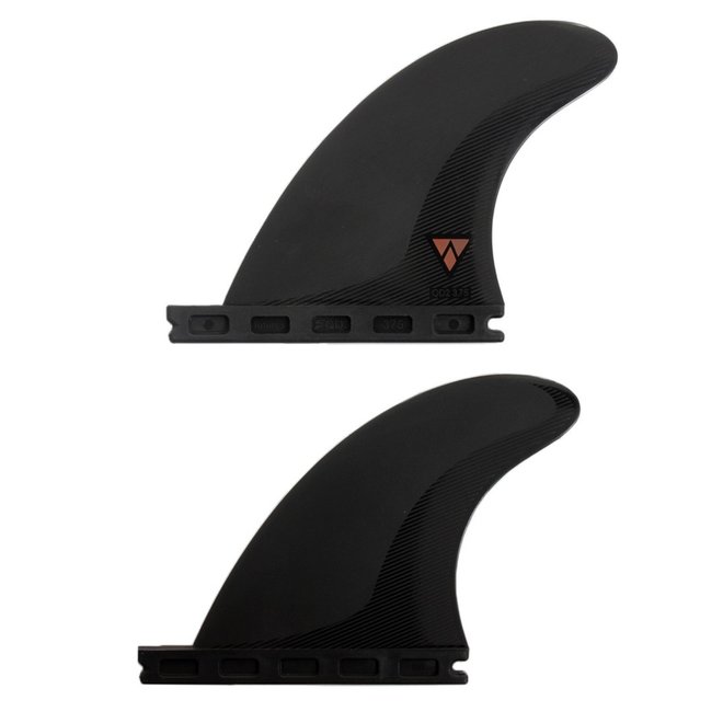 Futures 3.75 Alpha Quad Rear Fins Black/Red