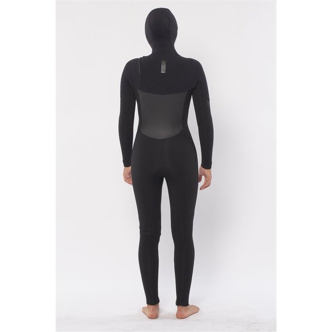 Sisstrevolution 7 Seas 5/4 Women's Wetsuit Hooded Black