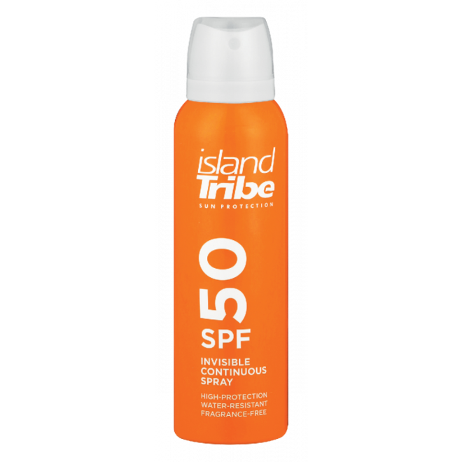 Island Tribe SPF 50 Continuous Clear Gel Spray Zonnebrand 125 ml