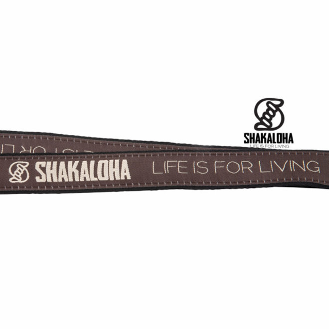 Shakaloha Lucky Lanyard Keycord Brown Ecru