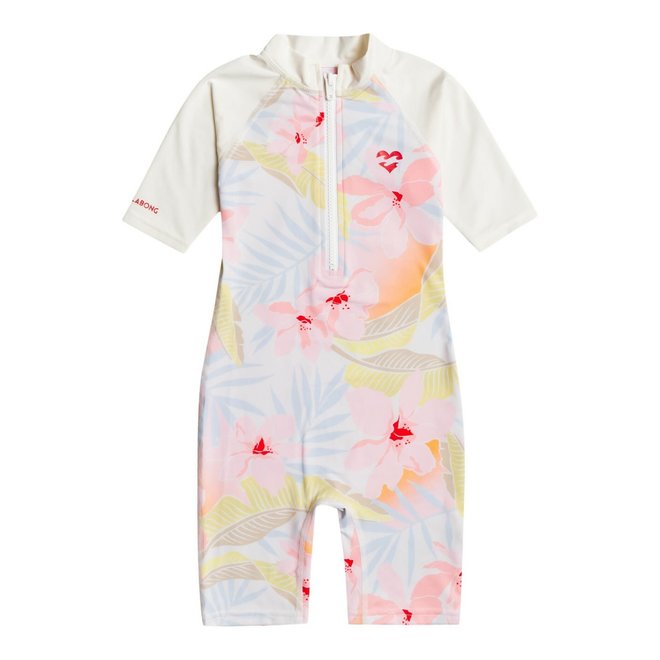 Billabong Kinder Billie Logo Combi SS Swimsuit Multi