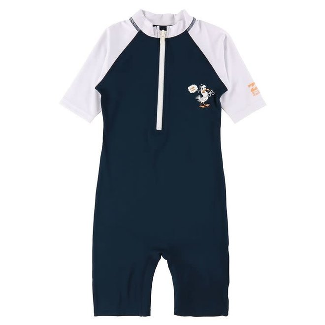 Billabong Kids Encounters Combi SS Swimsuit Navy