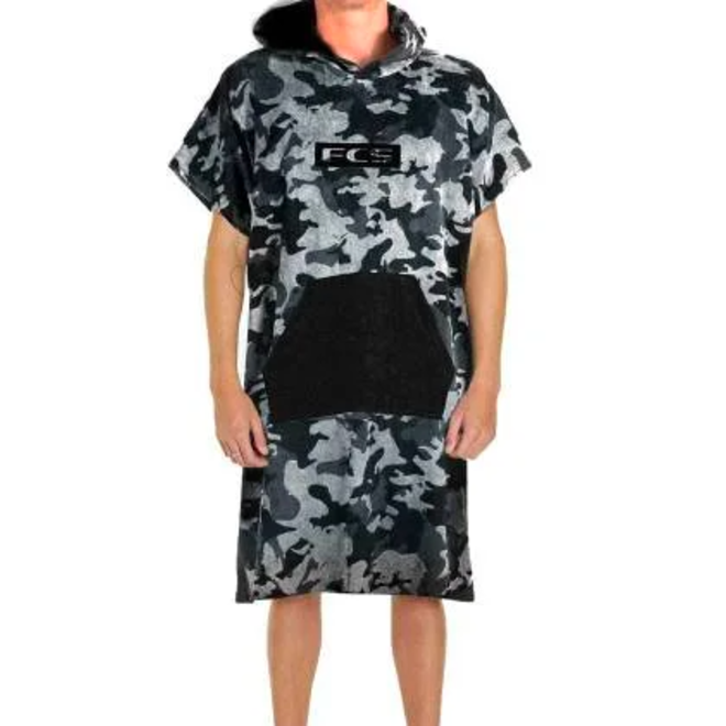 FCS Kinder Poncho Grey Camo /  Black