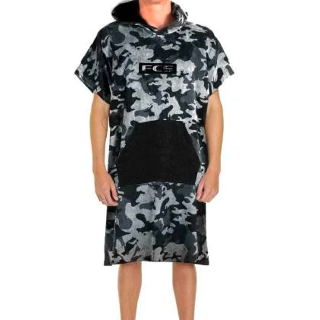 FCS Kinder Poncho Grey Camo /  Black