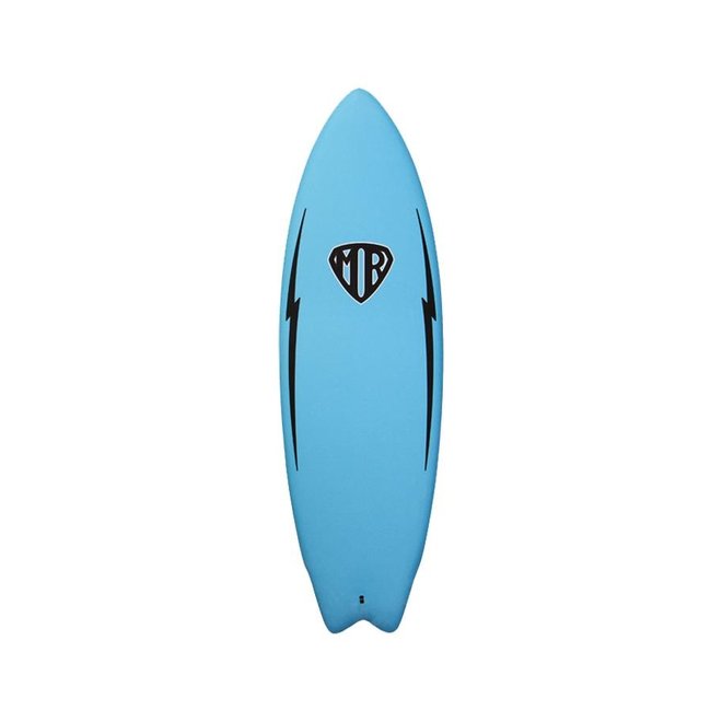 Ocean & Earth 5'6 Mr Epoxy Soft Super Twin Fin Surfboard Blue