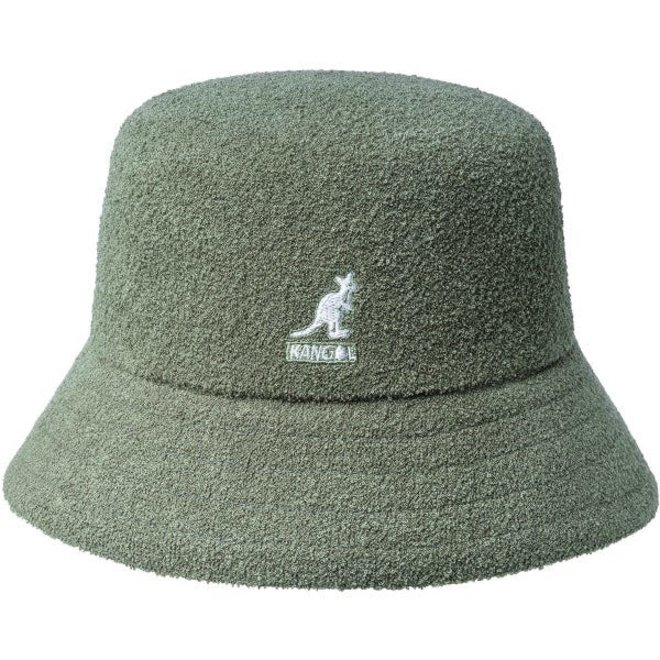Kangol Bermuda Bucket Hat Oil Green for 