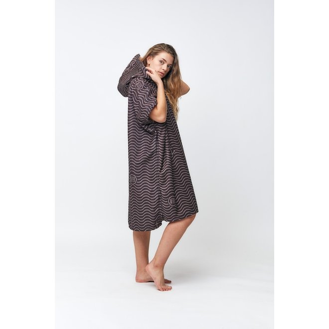 After Surf Poncho Waves Black