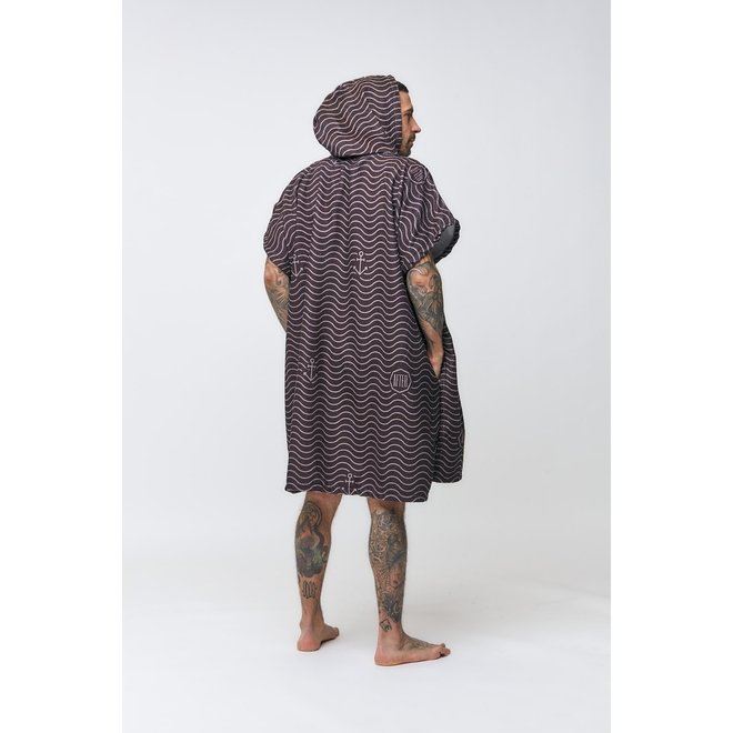 After Surf Poncho Waves Black