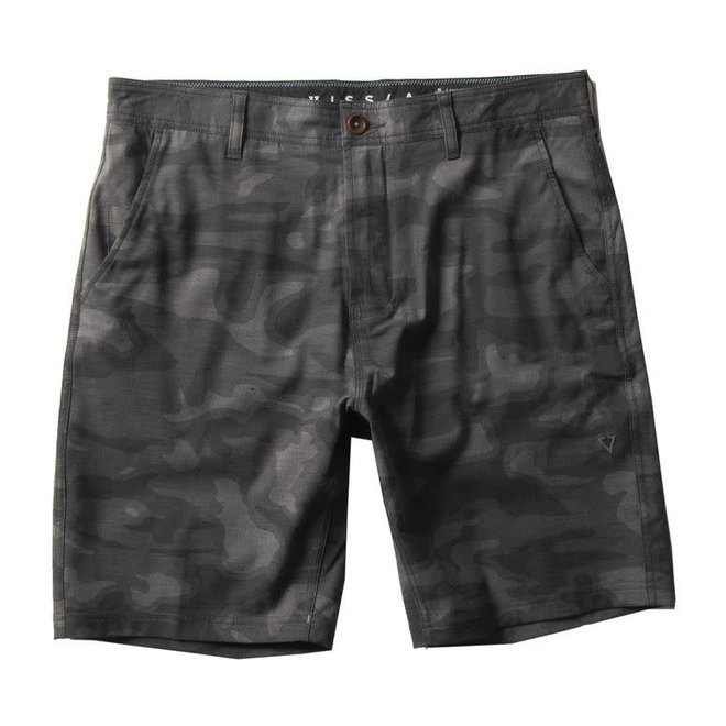 Vissla Canyons Hybrid 17" Boys Walkshort Black/Camo