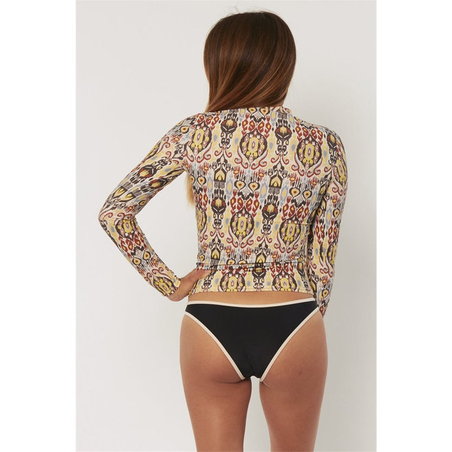 Sisstrevolution Dames Ikat Sandbar Rashguard Pina