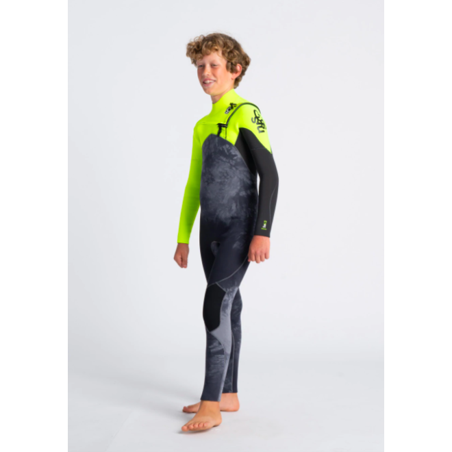 C-Skins Session 4/3 Kinder Wetsuit  BKTD-YE-GR