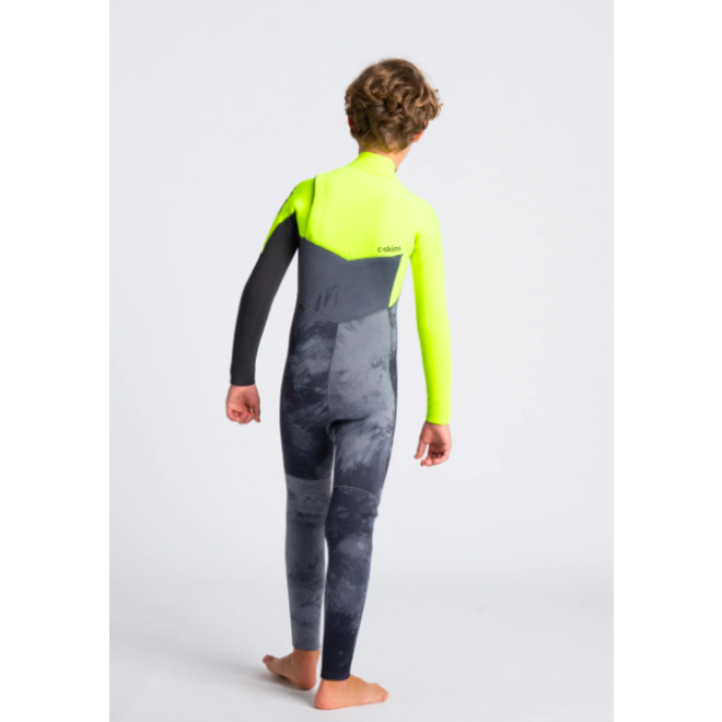 C-Skins Session 4/3 Kinder Wetsuit  BKTD-YE-GR