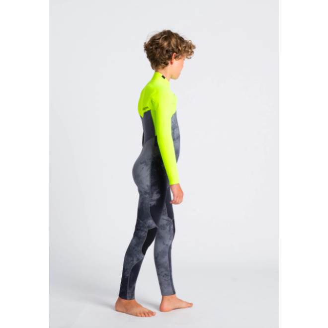 C-Skins Session 4/3 Junior Wetsuit  BKTD-YE-GR