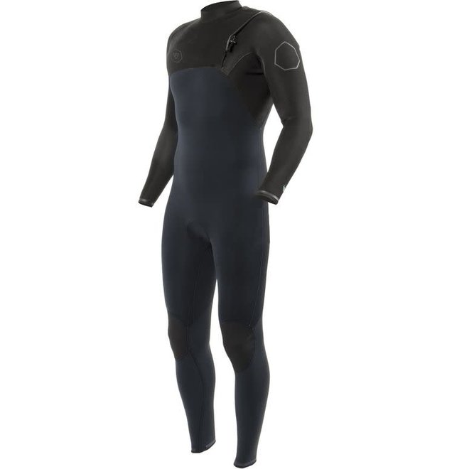 Vissla High Seas II 4/3 Heren Wetsuit No Zip Stealth