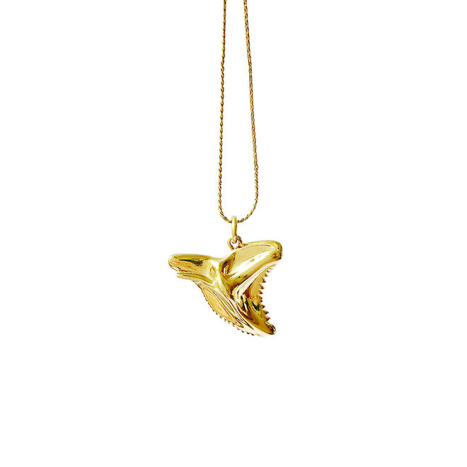 Laguna Treasures Shark Tooth Charm Gold