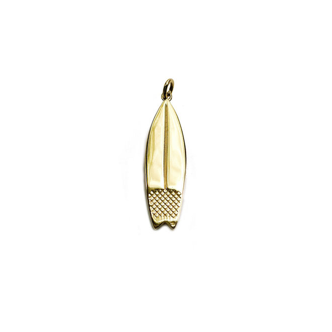 Laguna Treasures Surfboard Charm Gold