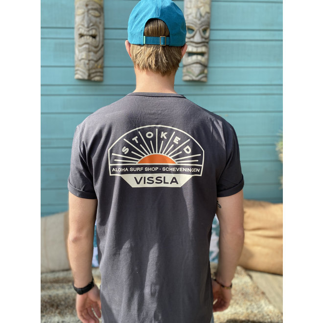 Vissla X Aloha Unisex Destination SS Tee Phantom