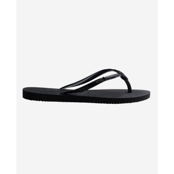 Havaianas Slim Glitter II Black/Dark Grey Slippers