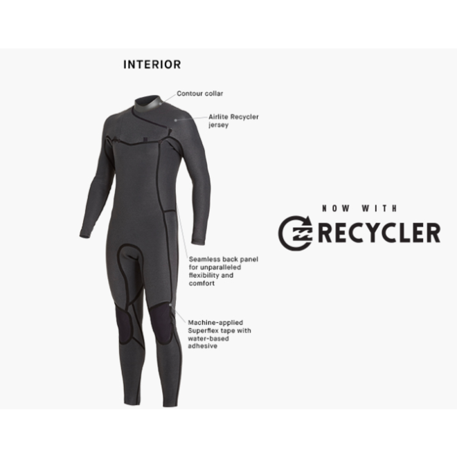 Billabong Revolution 3/2 Men's Wetsuit Graphite